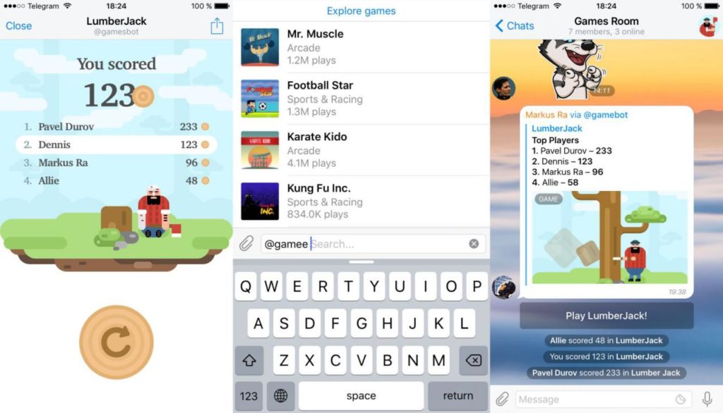 Игровые боты в Telegram
