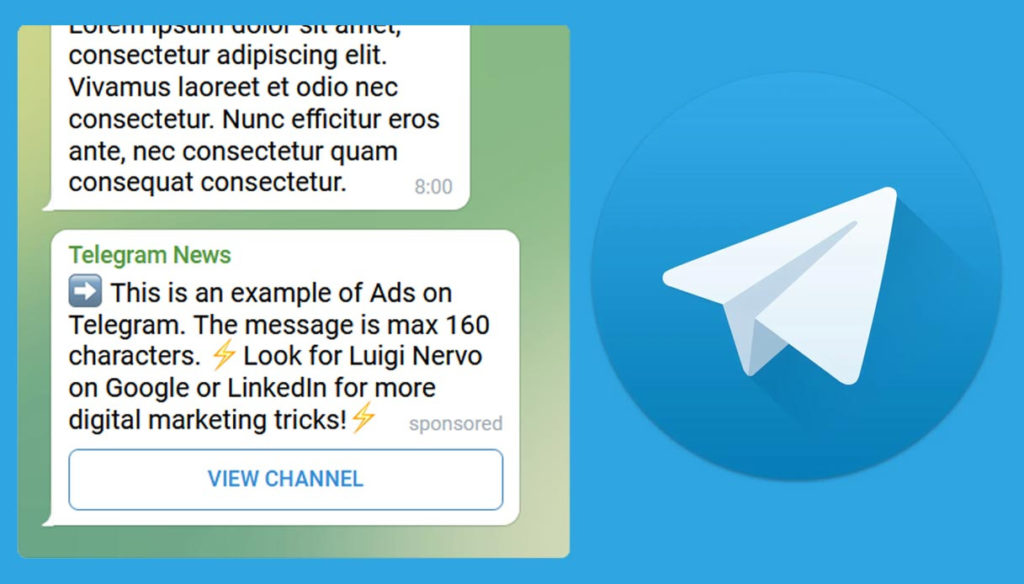 Telegram ads